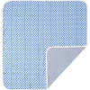 Sailor Hearts Baby Blanket, Blue - Blankets - 1 - thumbnail