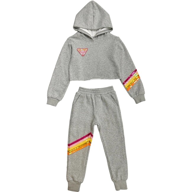 Wonder Woman™ Grey Sequin Set - Mixed Apparel Set - 2