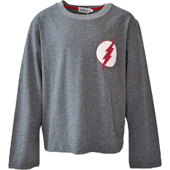 Flash™ Athletic Grey Long Sleeve Shirt - Tees - 2