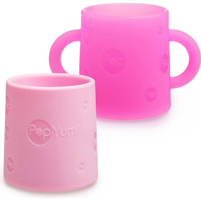 Silicone Training Cup, Electric Purple & Orchid Pink (Pack Of 2)
