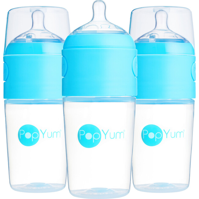 9 oz Anti-Colic Formula Making Baby Bottle, Blue (Pack Of 3)