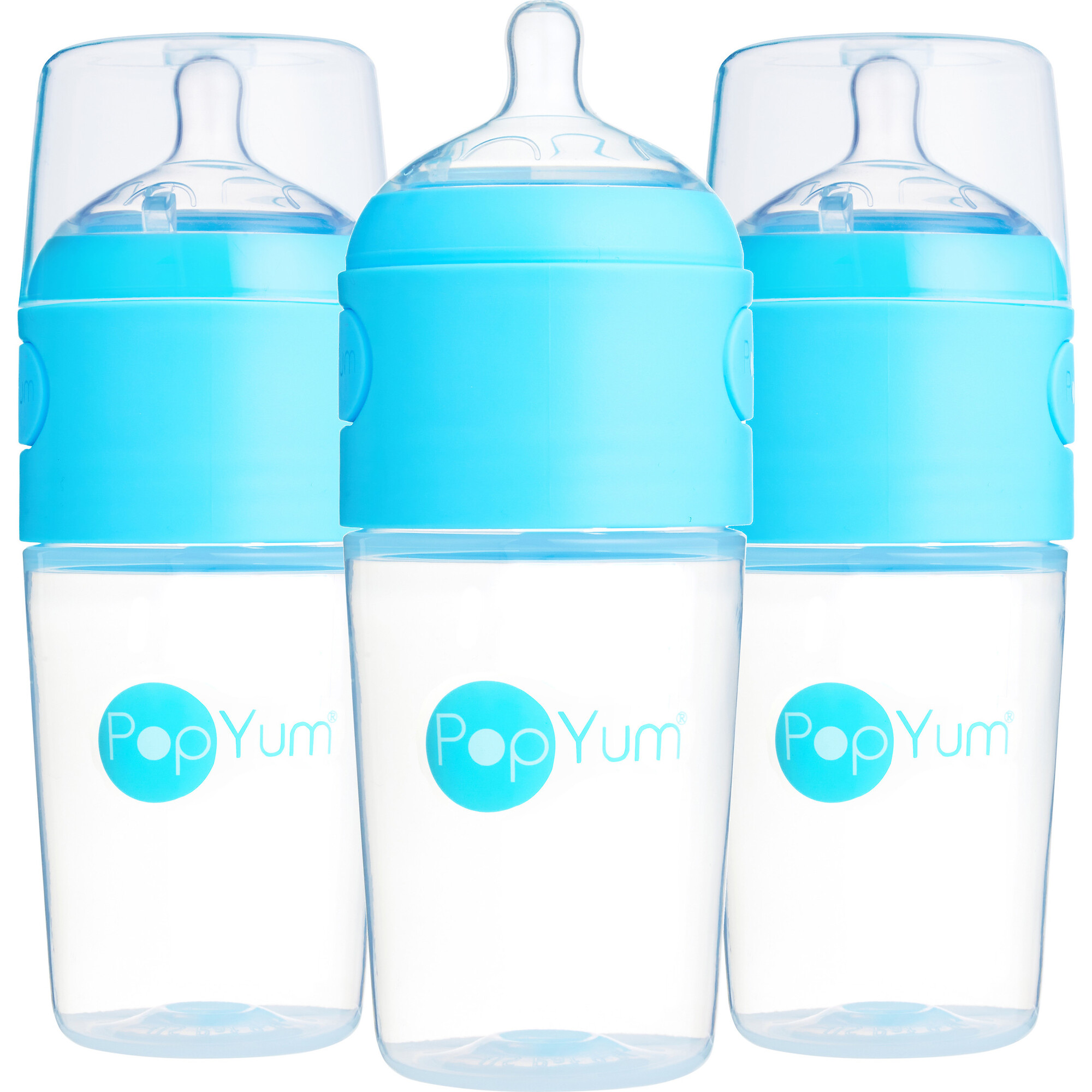 9 oz Anti-Colic Formula Making Baby Bottle, Blue (Pack Of 3) - Bottles - 1