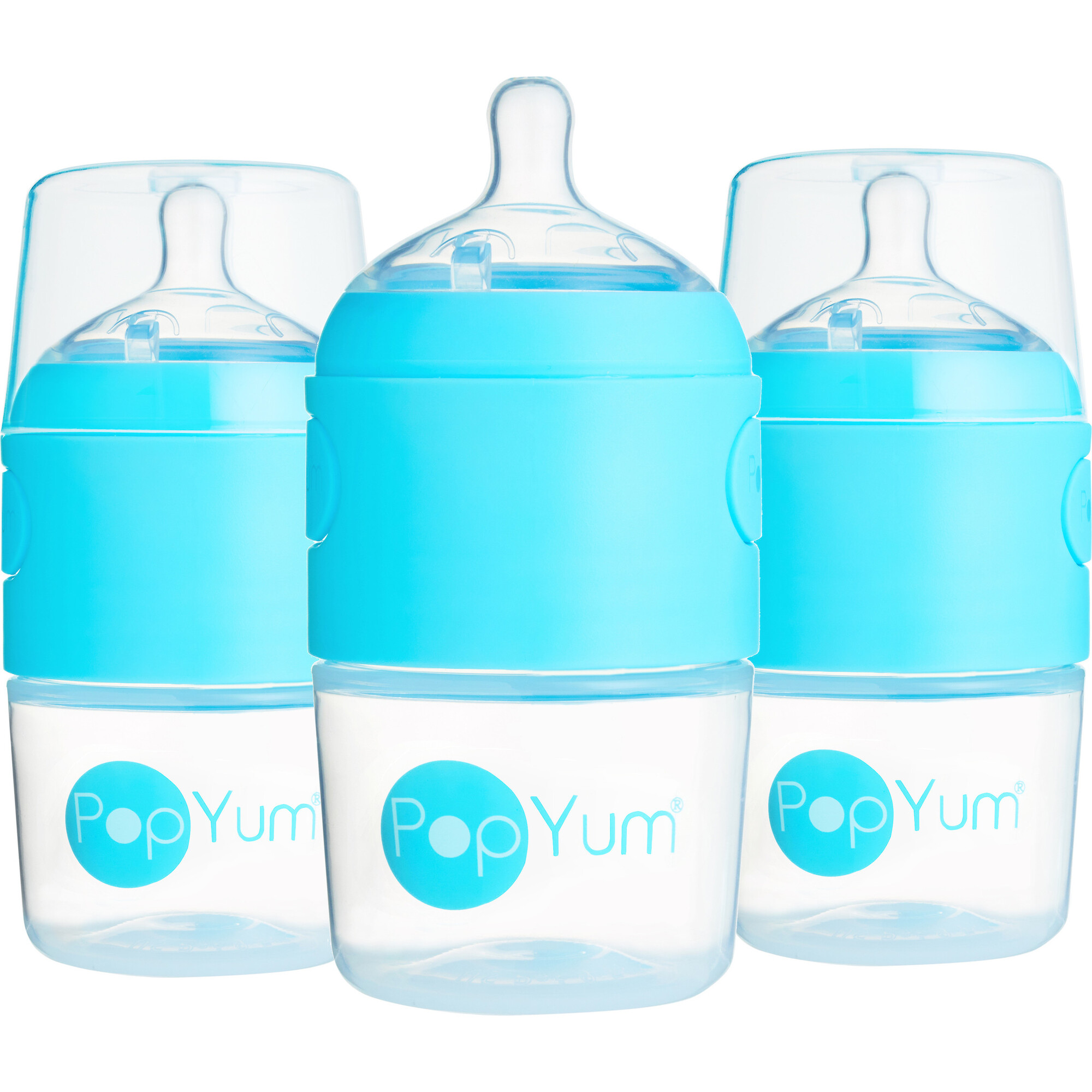 5 oz Anti-Colic Formula Making Baby Bottle, Blue (Pack Of 3) - Bottles - 1