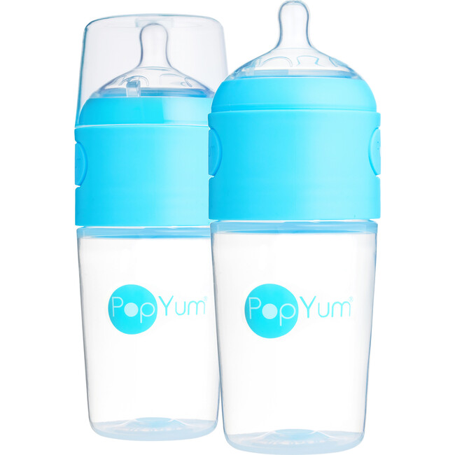 9 oz Anti-Colic Formula Making Baby Bottle, Blue (Pack Of 2)