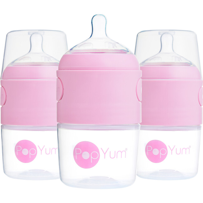 5 oz Anti-Colic Formula Making Baby Bottle, Pink (Pack Of 3)
