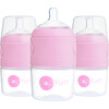 5 oz Anti-Colic Formula Making Baby Bottle, Pink (Pack Of 3) - Bottles - 1 - thumbnail