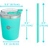 9 oz Insulated Stainless Steel Kids’ Cups, Blue & Green (Pack Of 2) - Other Accessories - 2