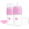 9 oz Anti-Colic Formula Making Baby Bottle, Pink (Pack Of 2) - Bottles - 2