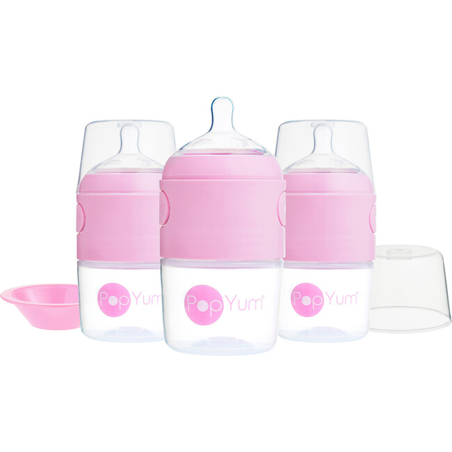 5 oz Anti-Colic Formula Making Baby Bottle, Pink (Pack Of 3) - Bottles - 2