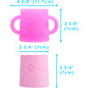 Silicone Training Cup, Electric Purple & Orchid Pink (Pack Of 2) - Other Accessories - 3