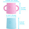 Silicone Training Cup, Orchid Pink & Sky Blue (Pack Of 2) - Other Accessories - 3