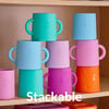 Silicone Training Cup, Mint Green & Pastel Pink (Pack Of 2) - Other Accessories - 6