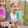 13 oz Insulated Stainless Steel Kids’ Cups, Blue & Pink (Pack Of 2) - Other Accessories - 4