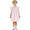 Salome Vichy Bishop Dress, Pink - Dresses - 1 - thumbnail