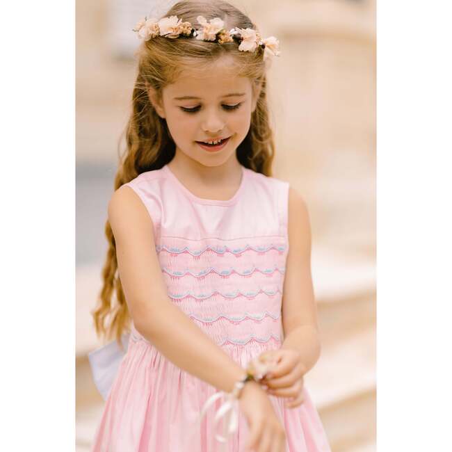 Venus Smocked Dress, Pink - Dresses - 2