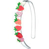 Strawberry Pearlized Headband, Clear & Multicolors - Headbands - 1 - thumbnail