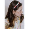 Strawberry Pearlized Headband, Clear & Multicolors - Headbands - 2