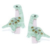 Preciousaurus Pearlized Alligator Hair Clips, Green (Set Of 2) - Hair Accessories - 1 - thumbnail