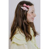 Heart Planet With Bow Pearlized Hair Clips, Pink (Set Of 2) - Hair Accessories - 3