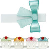 Cupcakes & Karen Bow Pearlized Hair Clips, Clear & Multicolors (Set Of 2) - Hair Accessories - 1 - thumbnail