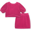 Crochet Skirt Set, Pink - Shorts - 3