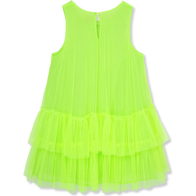 Mesh Dress & Jacket Set, Lime - Dresses - 5