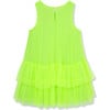 Mesh Dress & Jacket Set, Lime - Dresses - 5