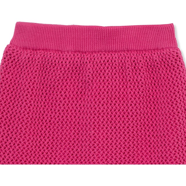 Crochet Skirt Set, Pink - Shorts - 5