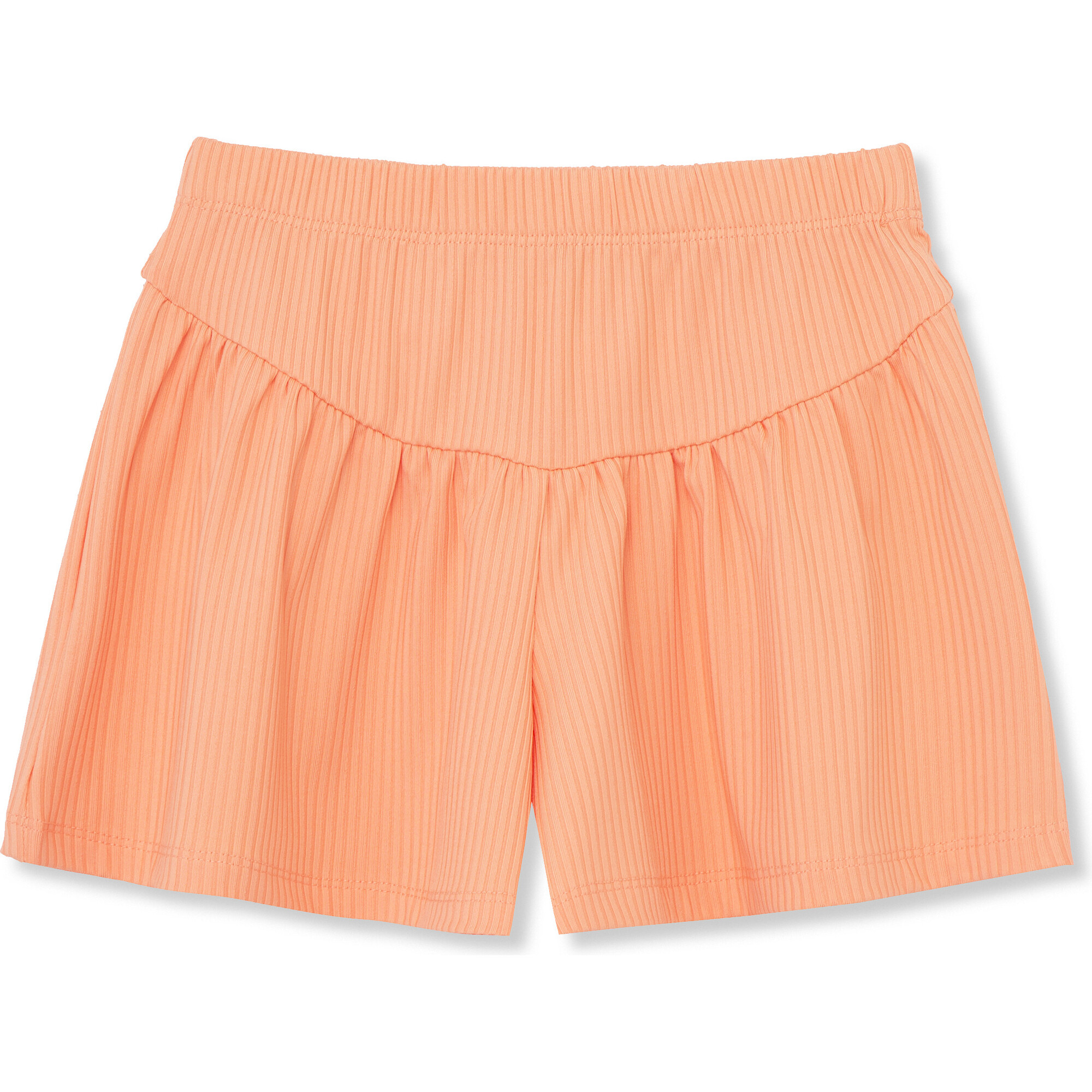 Ribbed Short, Pale Orange - Shorts - 1