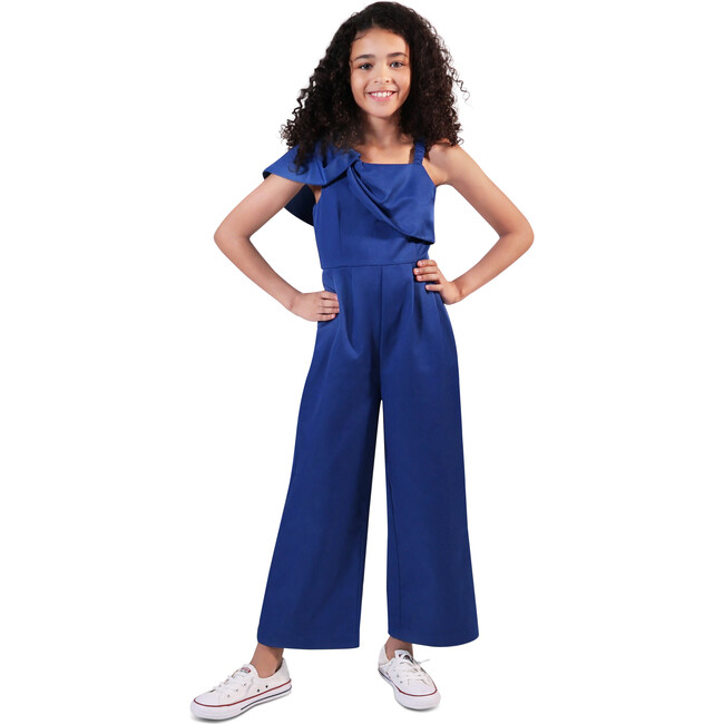 Twisted Jumpsuit, Blue - Rompers - 2