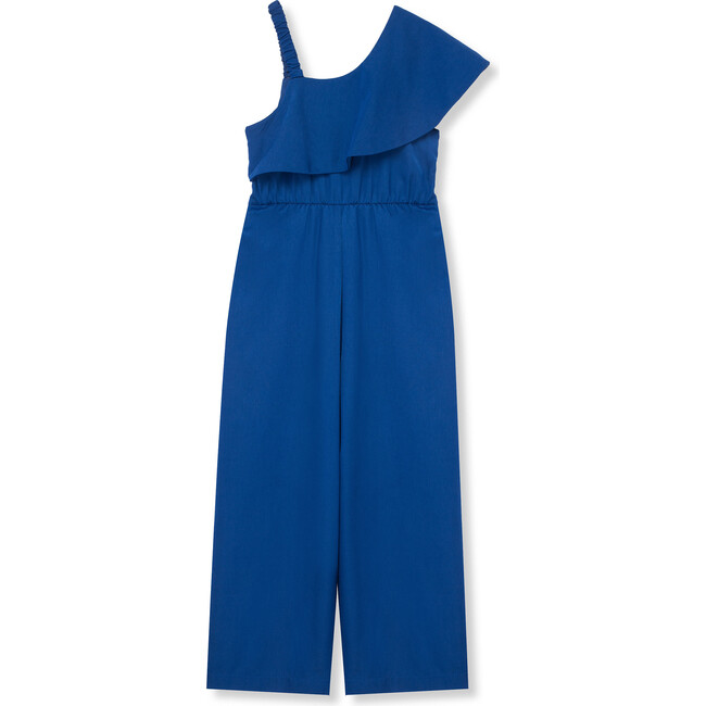 Twisted Jumpsuit, Blue - Rompers - 3