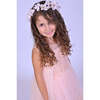 Embroidered Tulle Dress, Pink - Dresses - 3