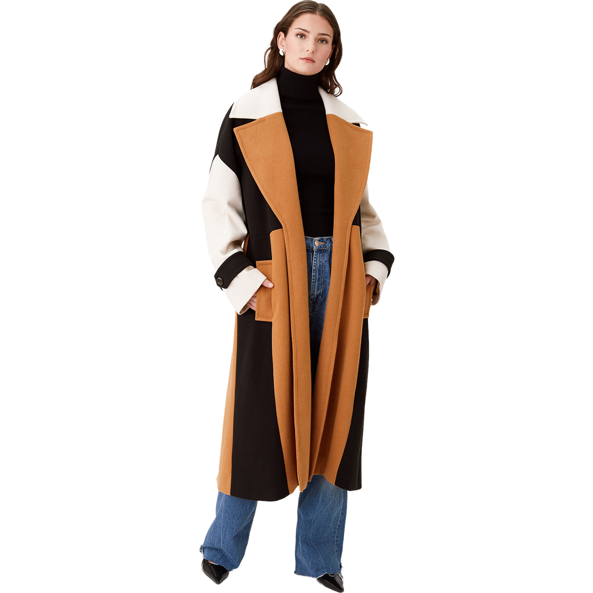 Celine colorblock coat best sale