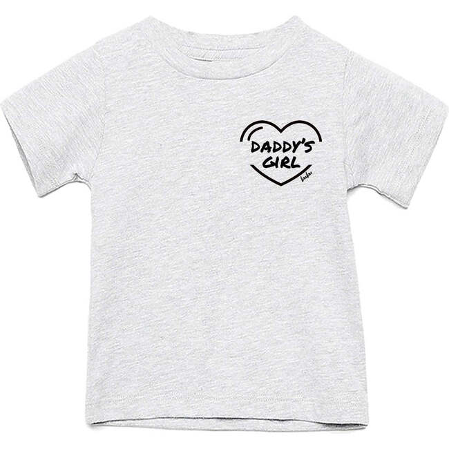 Daddy's Girl Heart T-Shirt, Grey