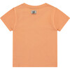 Hippo In Swim Trunks Graphic Print T-Shirt, Neon Orange - Tees - 2