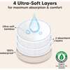 Women’s 8pk Comfy Organic Nursing Pads for Breastfeeding, Neutrals - Breastfeeding Support - 2