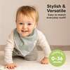 8-Pack Organic Baby Bandana Drool Bibs for Boys and Girls, Nordic - Bibs - 4