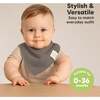8-Pack Organic Baby Bandana Drool Bibs for Boys and Girl, Terracotta - Bibs - 4