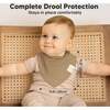 8-Pack Organic Baby Bandana Drool Bibs for Boys and Girl, Terracotta - Bibs - 5