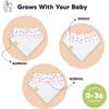 8-Pack Organic Baby Bandana Drool Bibs for Boys and Girls, Flourish - Bibs - 3