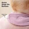 8-Pack Organic Baby Bandana Drool Bibs for Boys and Girls, Mauve - Bibs - 8