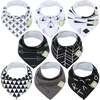 8-Pack Organic Baby Bandana Drool Bibs for Boys and Girls, Baby Boss - Bibs - 1 - thumbnail