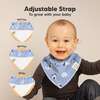 8-Pack Organic Baby Bandana Drool Bibs for Boys and Girls, Let Loose - Bibs - 3