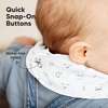 8-Pack Organic Baby Bandana Drool Bibs for Boys and Girls, Nordic - Bibs - 8