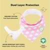 8-Pack Organic Baby Bandana Drool Bibs for Boys and Girls, Pink Dreams - Bibs - 2