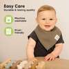 8-Pack Organic Baby Bandana Drool Bibs for Boys and Girl, Terracotta - Bibs - 7