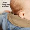 8-Pack Organic Baby Bandana Drool Bibs for Boys and Girl, Terracotta - Bibs - 8