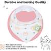 8-Pack Organic Baby Bandana Drool Bibs for Boys and Girls, Pink Dreams - Bibs - 6
