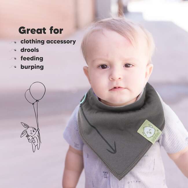 8-Pack Organic Baby Bandana Drool Bibs for Boys and Girls, Baby Boss - Bibs - 5
