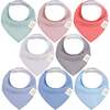 8-Pack Organic Baby Bandana Drool Bibs for Boys and Girl, Spring - Bibs - 1 - thumbnail